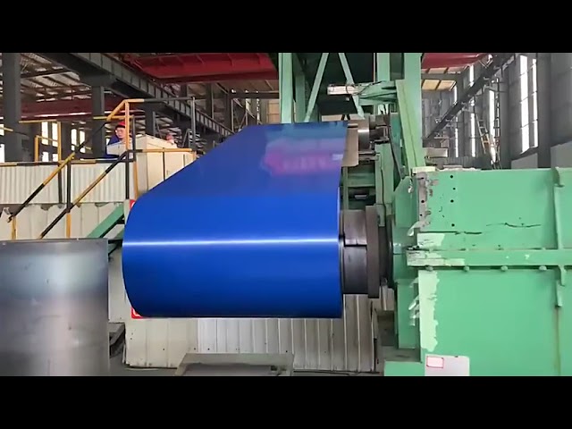 Le fer en acier galvanisé à chaud en métal de bobine de PPGI a pré peint la feuille ondulée de Gi