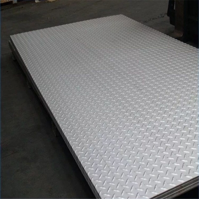Q235 Q345 Plaques de diamant en acier doux Hr en acier au carbone Plaque de diamant à carreaux